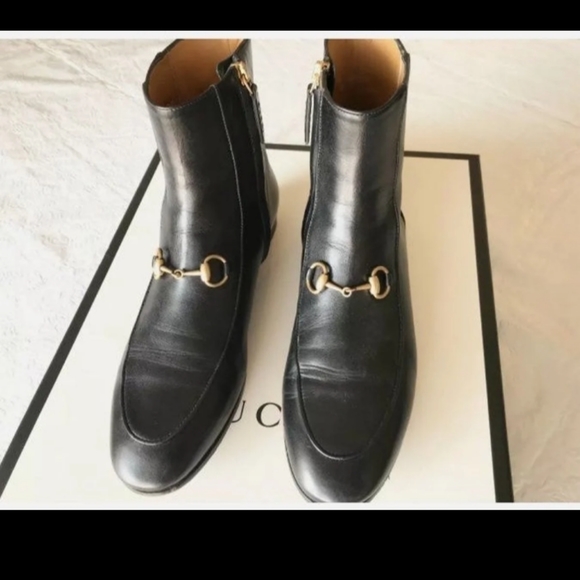 Gucci Jordaan Horsebit ankle boots - Picture 7 of 12